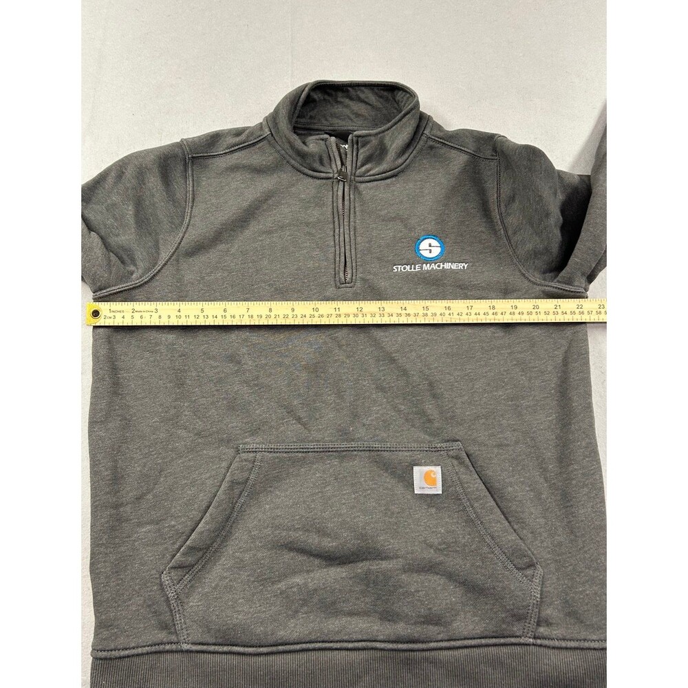 Carhartt Midweight Sweatshirt Womens Sz Large 1/4 Zip Western 105295 CRH - Picture 7 of 10